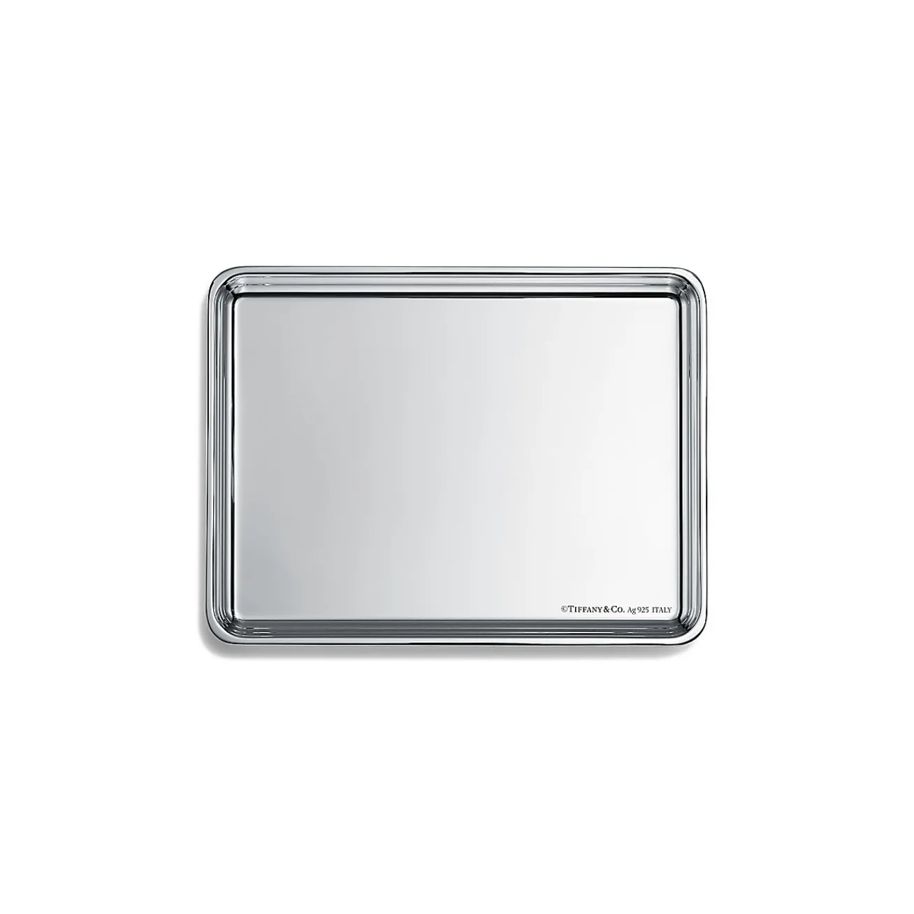 Tiffany & Co. Rectangular tray in sterling silver, 6 x 8". | ^ Business Gifts|Tableware
