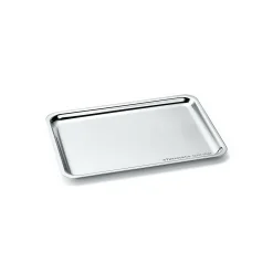Tiffany & Co. Rectangular tray in sterling silver, 6 x 4.5". | ^ Gifts to Personalize|Decor