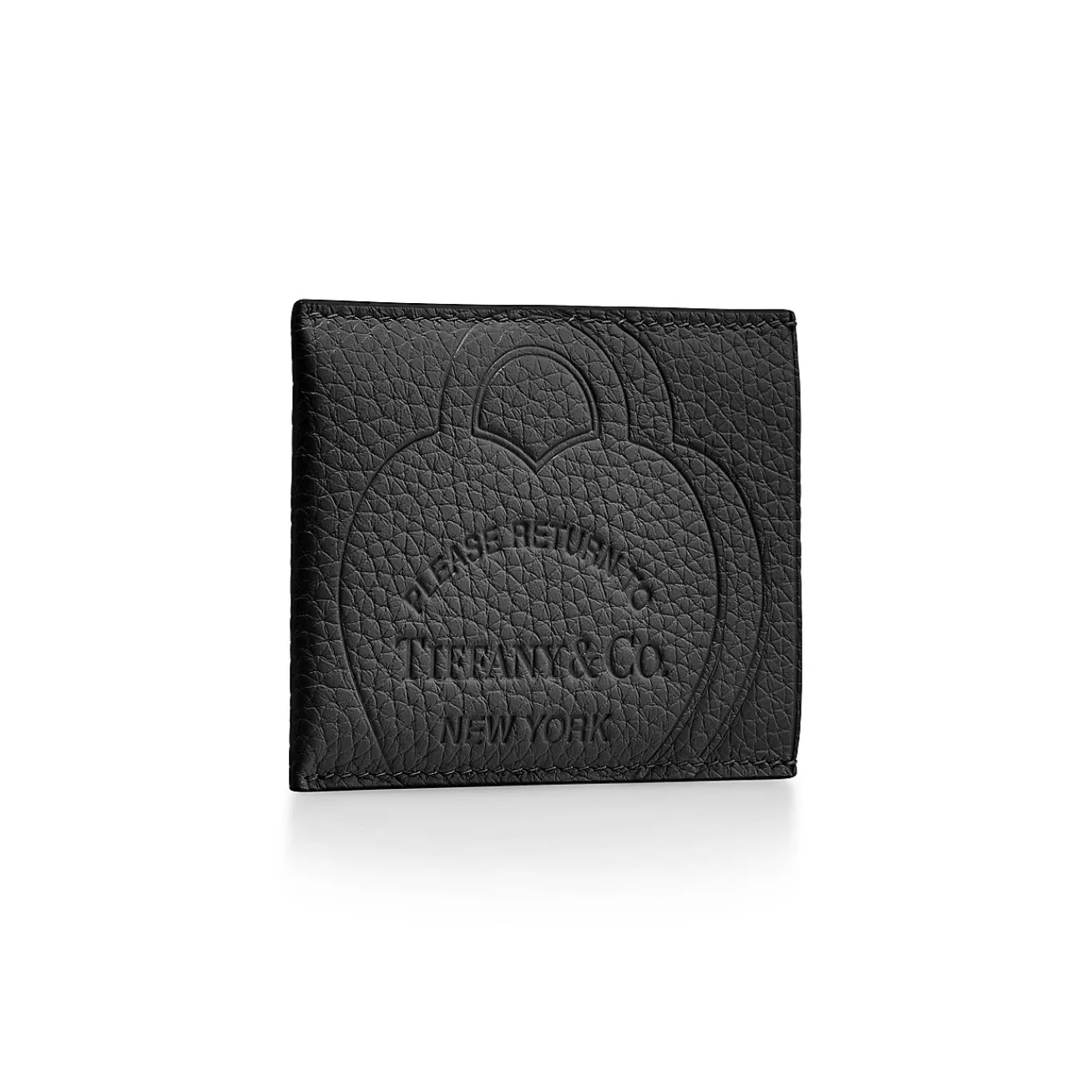 Tiffany & Co. Return to Tiffany® Card Case in Black Leather | ^Women Business Gifts|Small Leather Goods