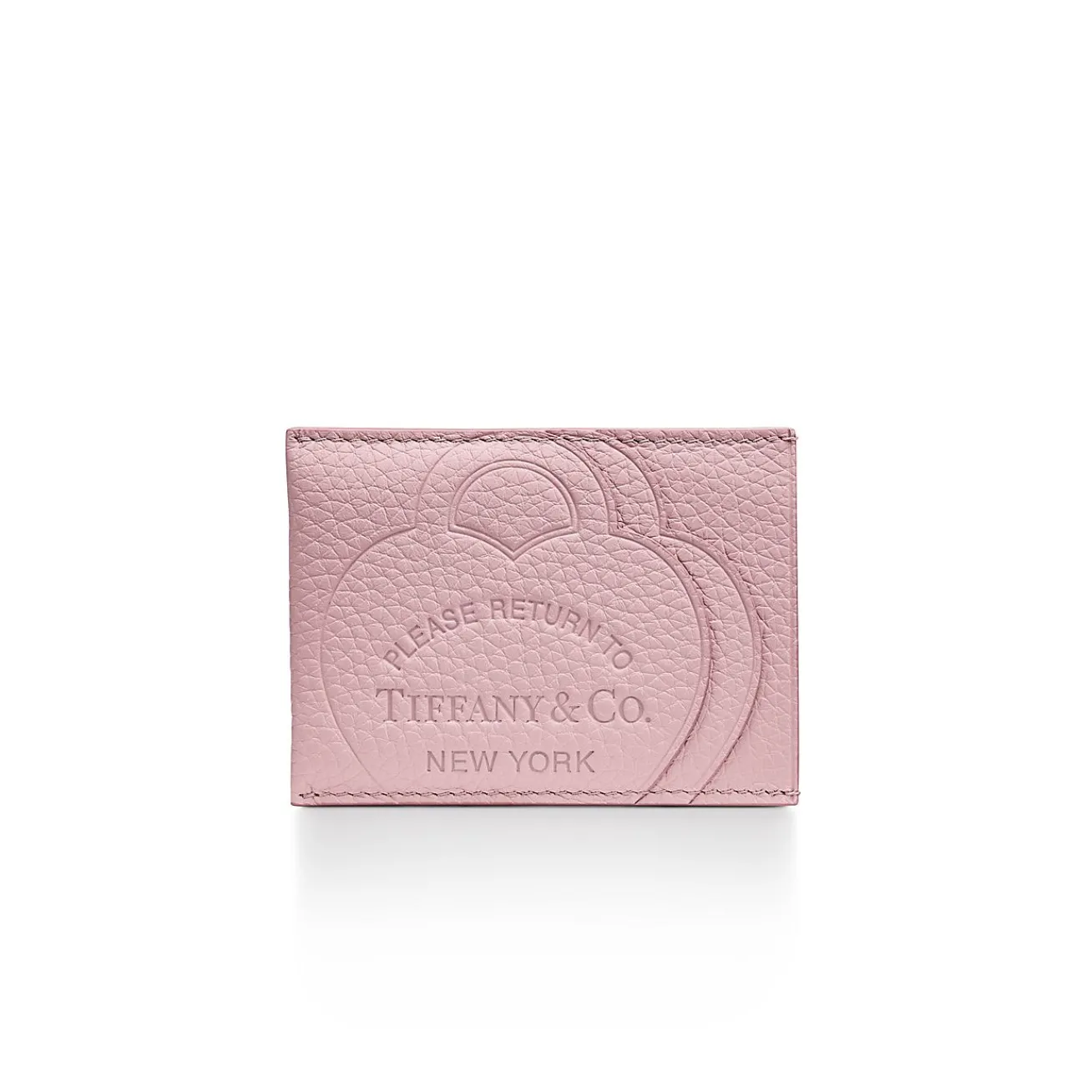 Tiffany & Co. Return to Tiffany® Card Case in Crystal Pink Leather | ^Women Business Gifts|Small Leather Goods
