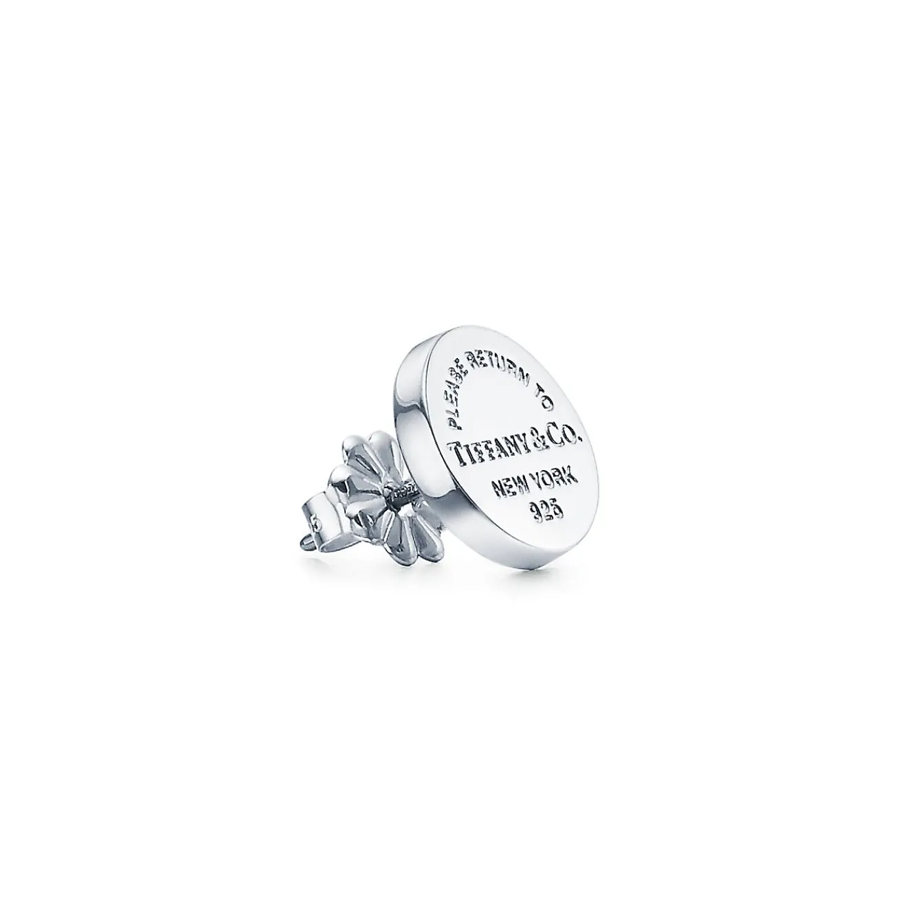 Tiffany & Co. Return to Tiffany® Circle Stud Earrings in Silver | ^ Earrings|Sterling Silver Jewelry