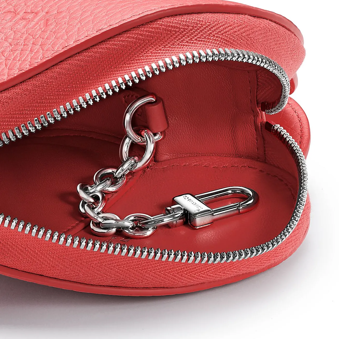 Tiffany & Co. Return to Tiffany® Coin Case in Hibiscus Red Leather | ^Women Small Leather Goods|Women's Accessories