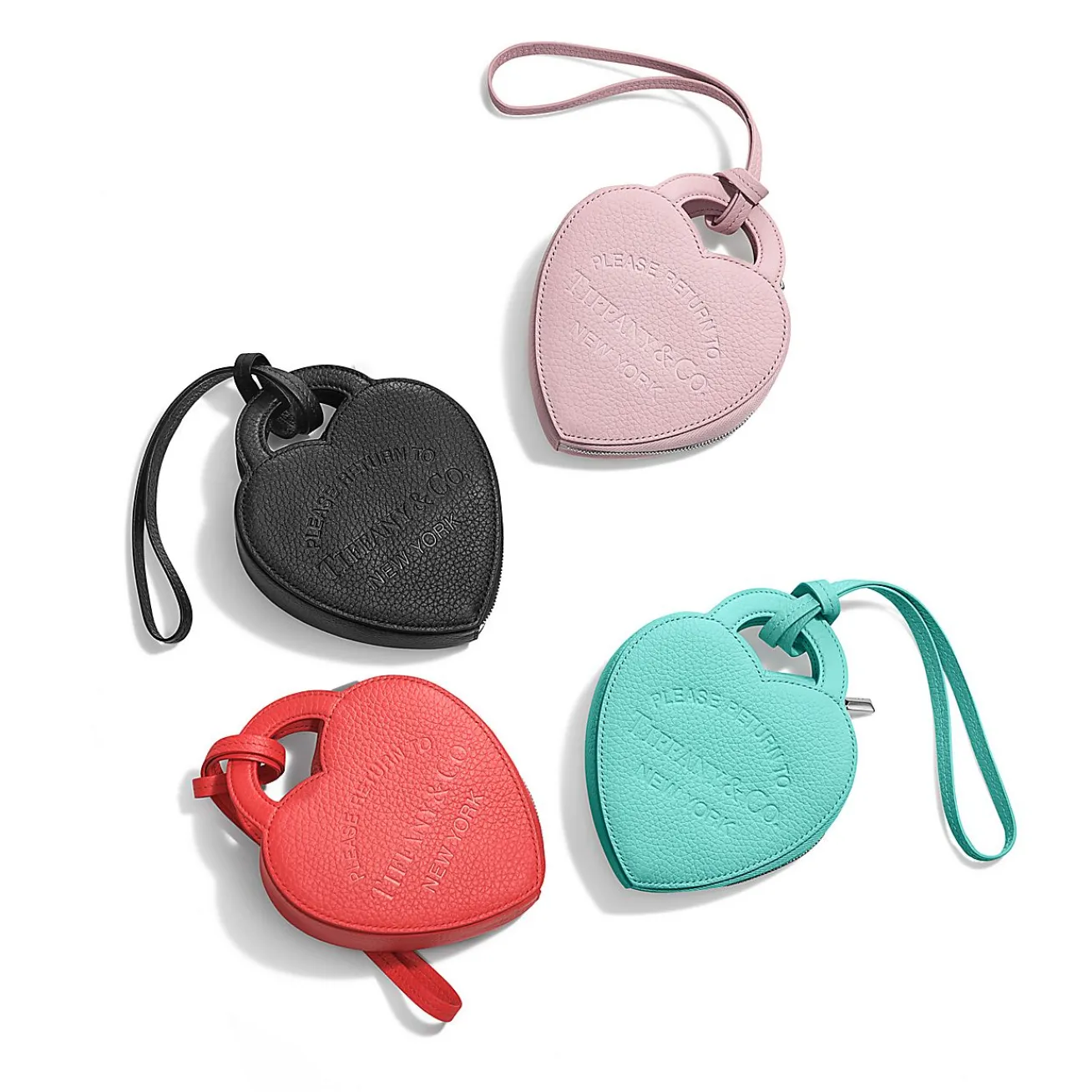 Tiffany & Co. Return to Tiffany® Coin Case in Hibiscus Red Leather | ^Women Small Leather Goods|Women's Accessories