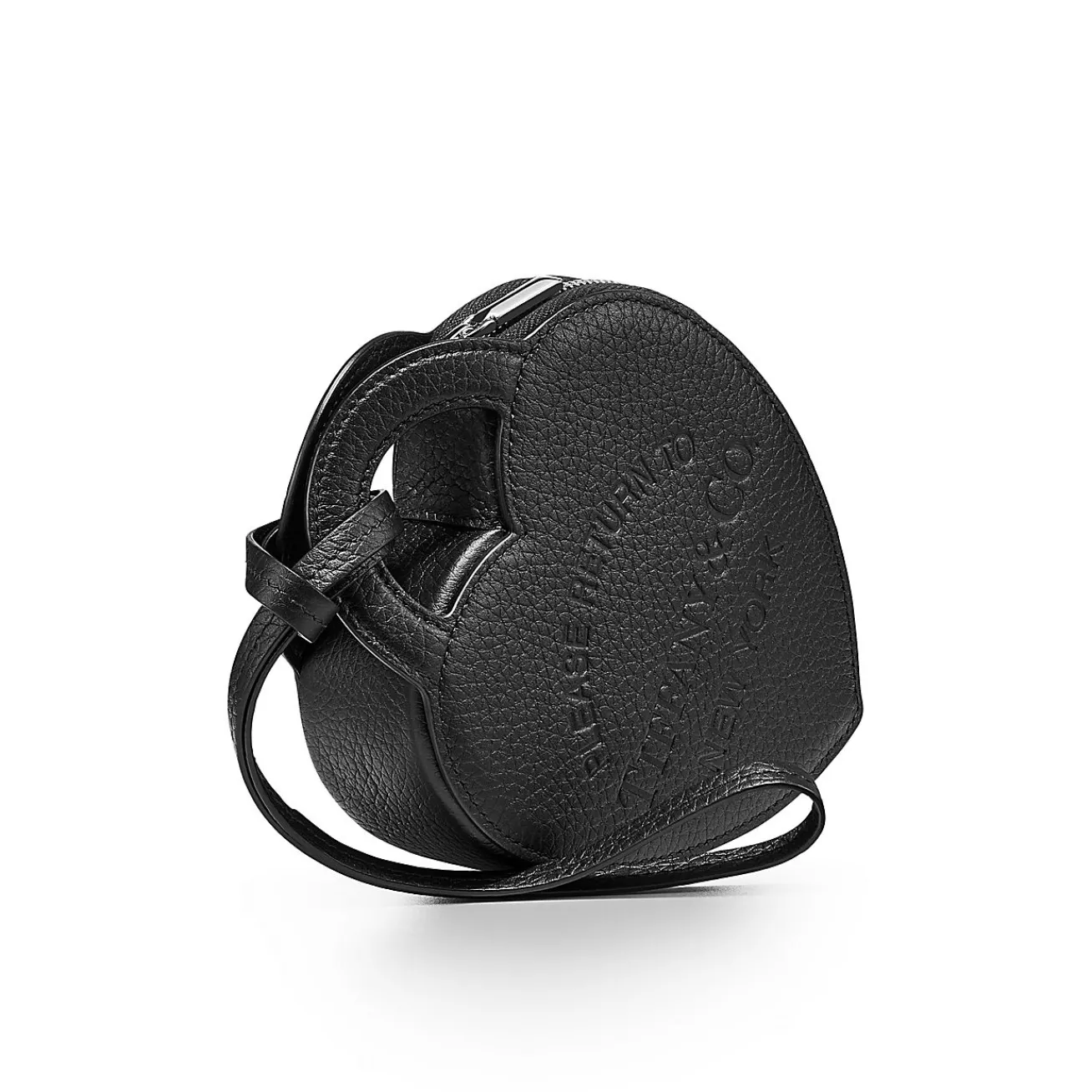 Tiffany & Co. Return to Tiffany® Coin Case in Black Leather | ^Women Small Leather Goods|Women's Accessories
