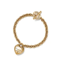 Tiffany & Co. Return to Tiffany® Full Heart Toggle Bracelet in Yellow Gold | ^ Bracelets|New Jewelry
