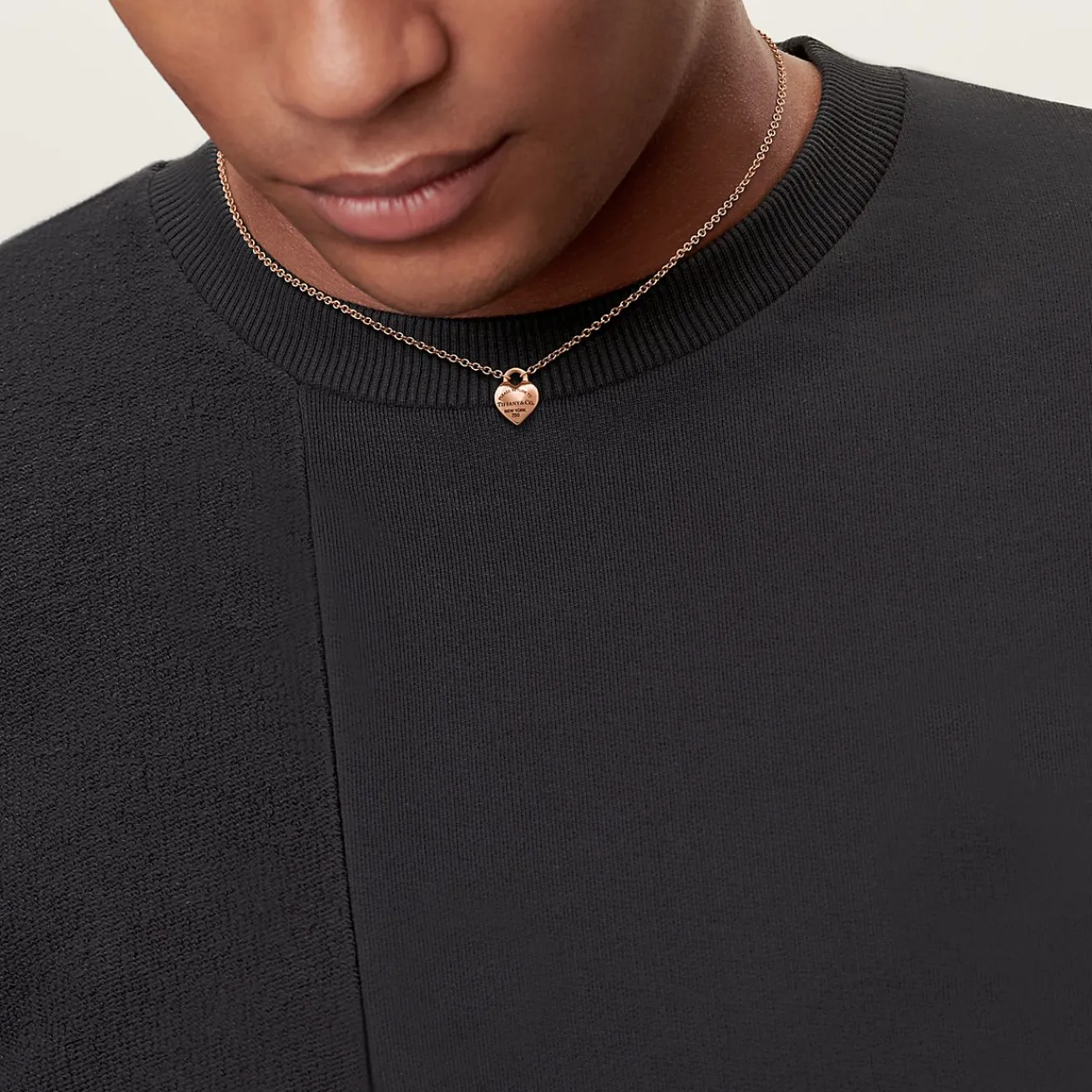 Tiffany & Co. Return to Tiffany® Full Heart Pendant in Rose Gold | ^ Necklaces & Pendants|New Jewelry