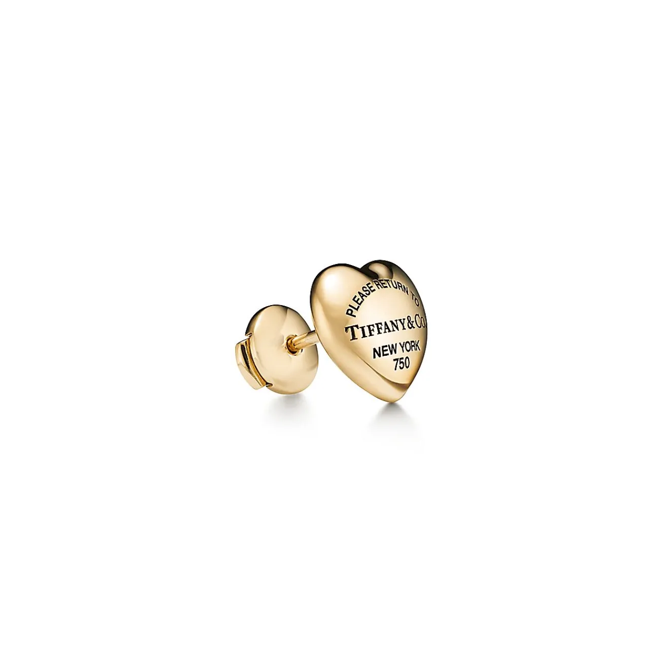 Tiffany & Co. Return to Tiffany® Full Heart Earrings in Yellow Gold | ^ Earrings|Gifts for Her