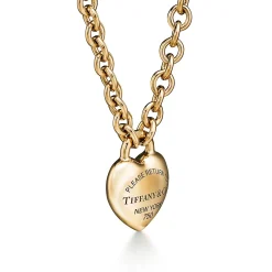 Tiffany & Co. Return to Tiffany® Full Heart Pendant in Yellow Gold | ^ Necklaces & Pendants|New Jewelry