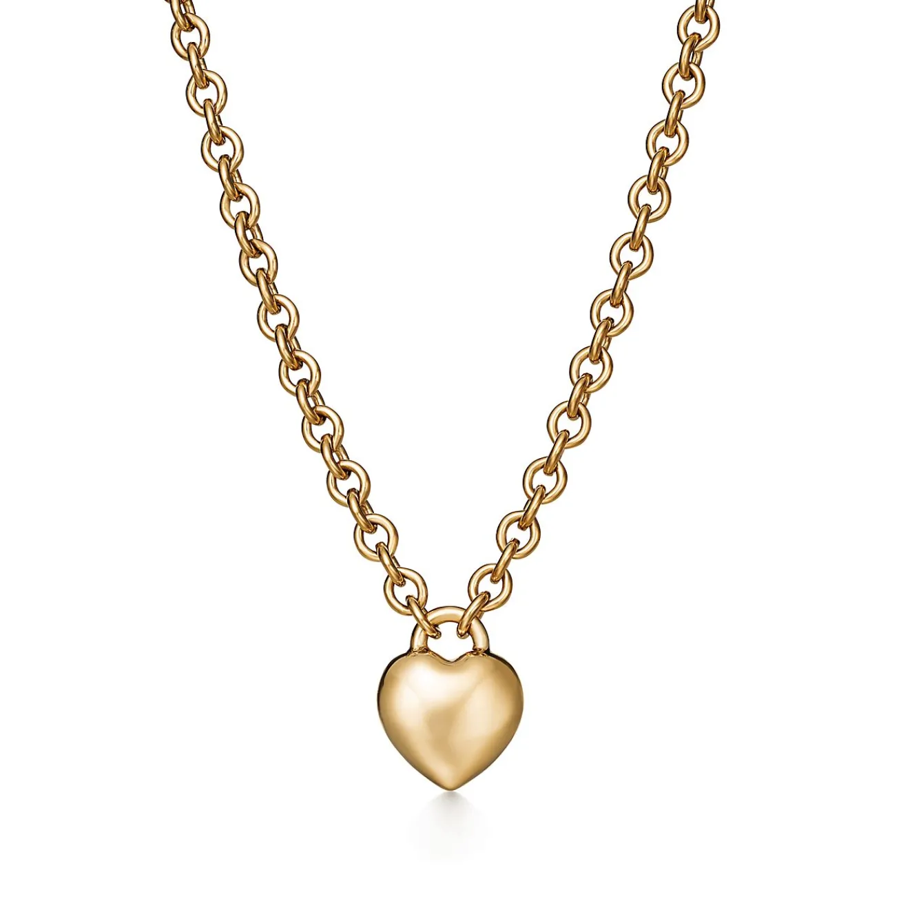Tiffany & Co. Return to Tiffany® Full Heart Pendant in Yellow Gold | ^ Necklaces & Pendants|New Jewelry