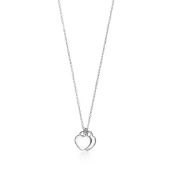 Tiffany & Co. Return to Tiffany® Heart Pendant in Silver, Tiffany Blue® with a Diamond, Mini | ^ Necklaces & Pendants|Gifts for Her