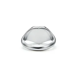 Tiffany & Co. Return to Tiffany® Heart Signet Ring in Silver, Small | ^ Rings|Most Popular Jewelry