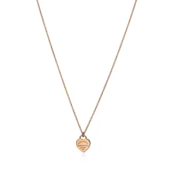 Tiffany & Co. Return to Tiffany® Heart Tag Pendant in Rose Gold, Mini | ^ Necklaces & Pendants|Rose Gold Jewelry