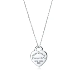 Tiffany & Co. Return to Tiffany® Heart Tag Pendant in Silver, Medium | ^ Necklaces & Pendants|Gifts for Her