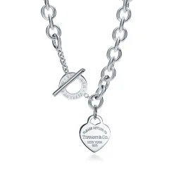 Tiffany & Co. Return to Tiffany® Heart Tag Toggle Necklace in Silver | ^ Necklaces & Pendants|Gifts for Her