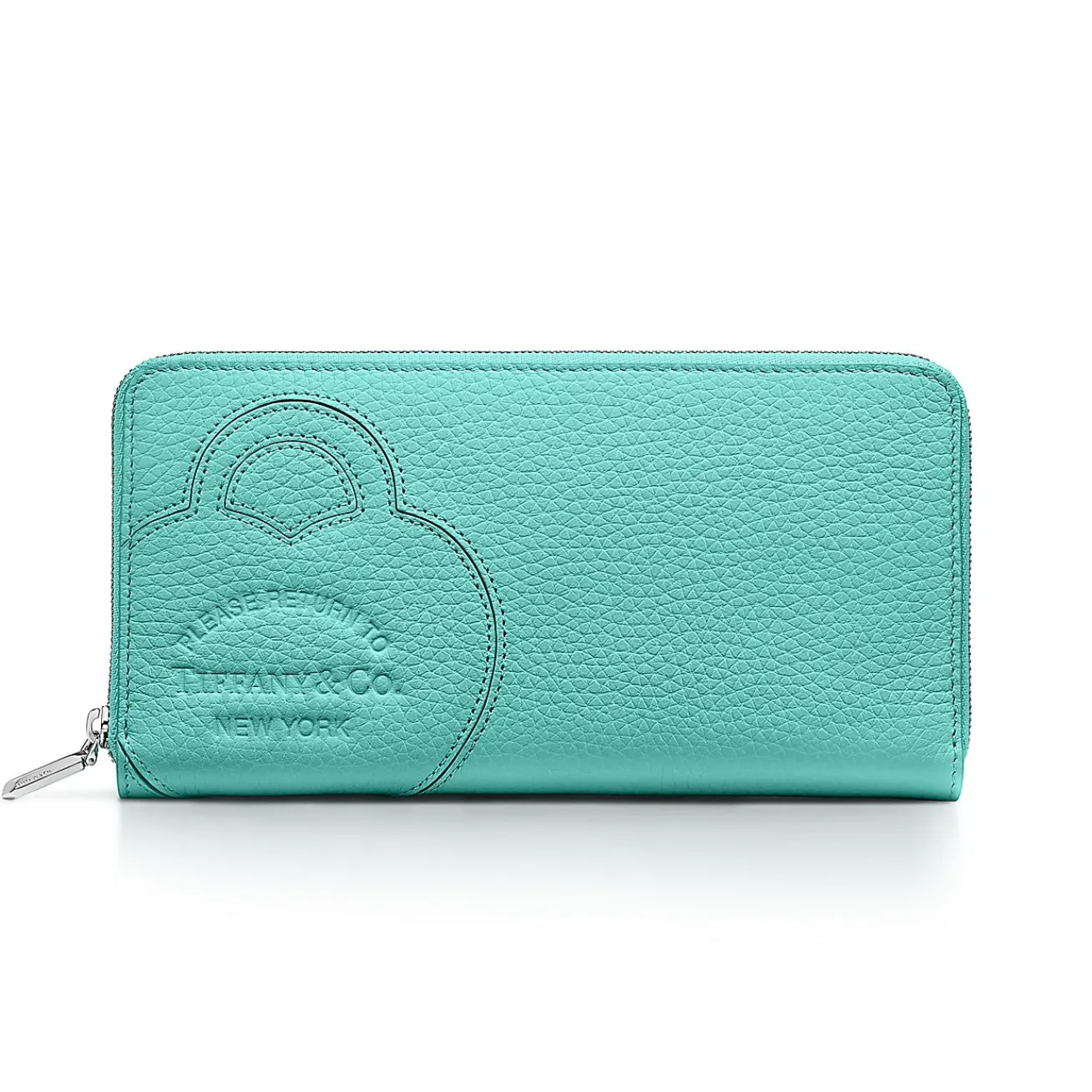 Tiffany & Co. Return to Tiffany® Large Zip Wallet in Tiffany Blue® Leather | ^Women Small Leather Goods|Women's Accessories