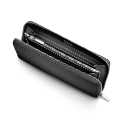 Tiffany & Co. Return to Tiffany® Large Zip Wallet in Black Leather | ^Women Small Leather Goods|Women's Accessories
