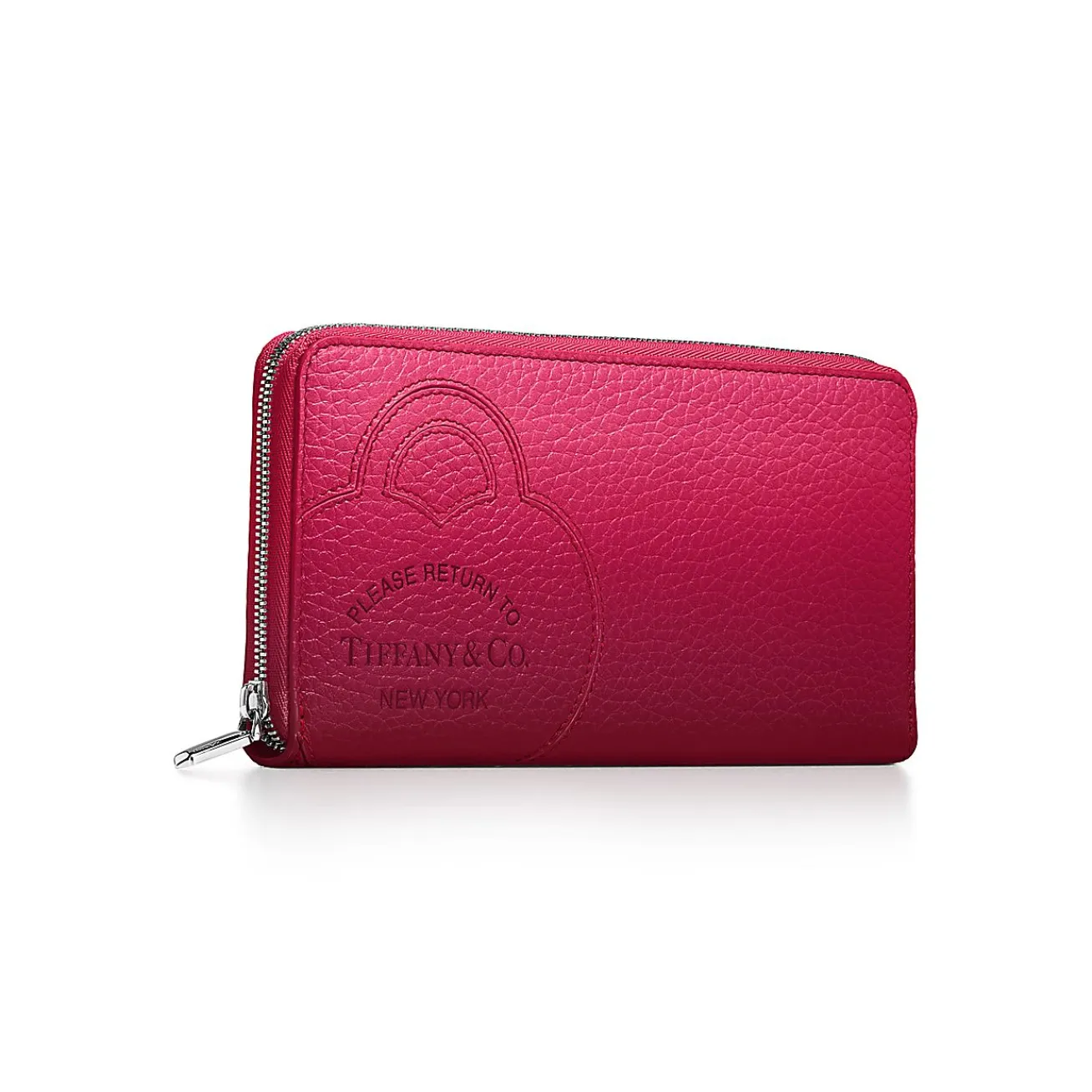 Tiffany & Co. Return to Tiffany® Large Zip Wallet in Infinity Ruby Leather | ^Women Small Leather Goods|Women's Accessories