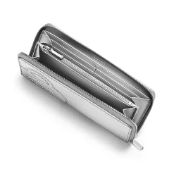 Tiffany & Co. Return to Tiffany® Large Zip Wallet in Silver-colored Leather | ^Women Small Leather Goods|Women's Accessories