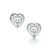 Tiffany & Co. Return to Tiffany® Love Earrings in Silver | ^ Earrings|Sterling Silver Jewelry