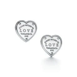 Tiffany & Co. Return to Tiffany® Love Earrings in Silver | ^ Earrings|Sterling Silver Jewelry