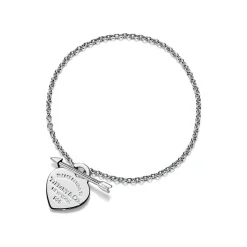 Tiffany & Co. Return to Tiffany® Lovestruck Heart Tag Bracelet in Sterling Silver, Small | ^ Bracelets|Gifts for Her
