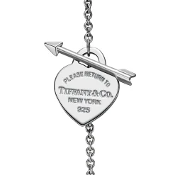 Tiffany & Co. Return to Tiffany® Lovestruck Heart Tag Bracelet in Sterling Silver, Small | ^ Bracelets|Gifts for Her