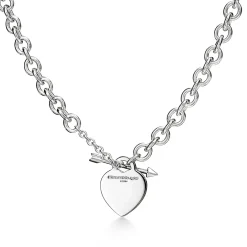 Tiffany & Co. Return to Tiffany® Lovestruck Heart Tag Necklace in Silver, Medium | ^ Necklaces & Pendants|Gifts for Her