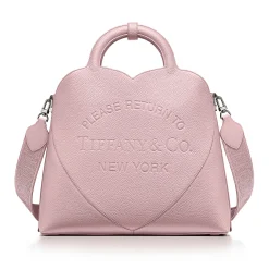 Tiffany & Co. Return to Tiffany® Medium Tote Bag in Crystal Pink Leather | ^Women Bags|Women's Accessories