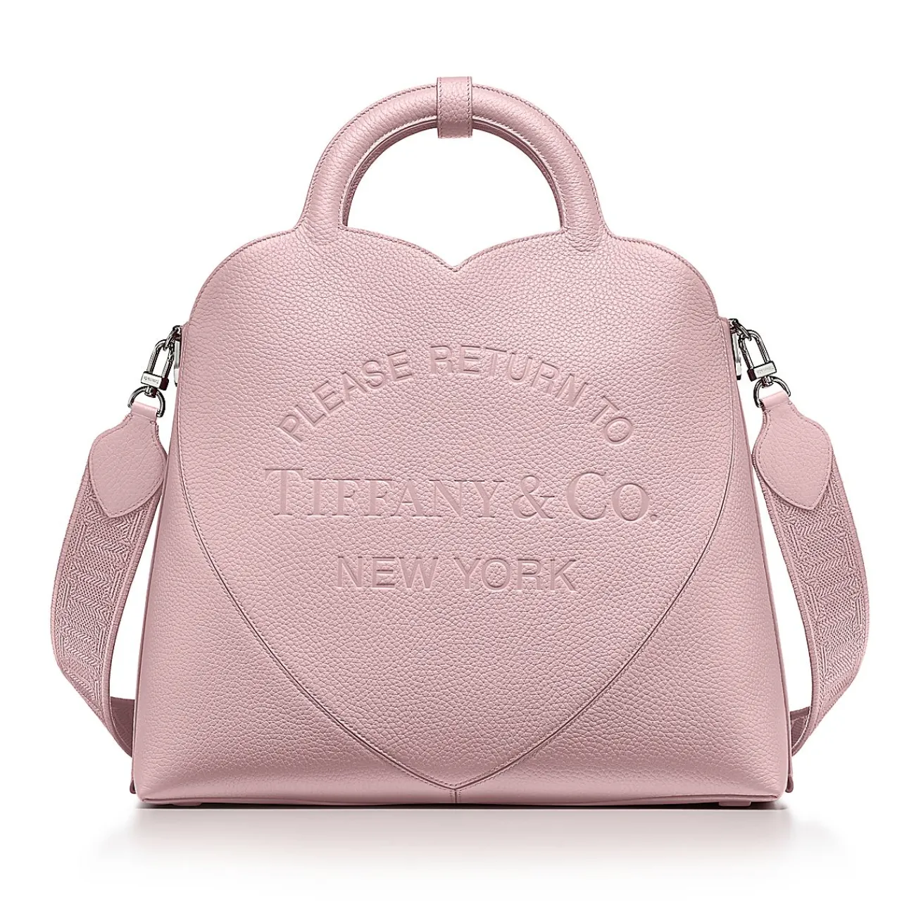 Tiffany & Co. Return to Tiffany® Medium Tote Bag in Crystal Pink Leather | ^Women Bags|Women's Accessories