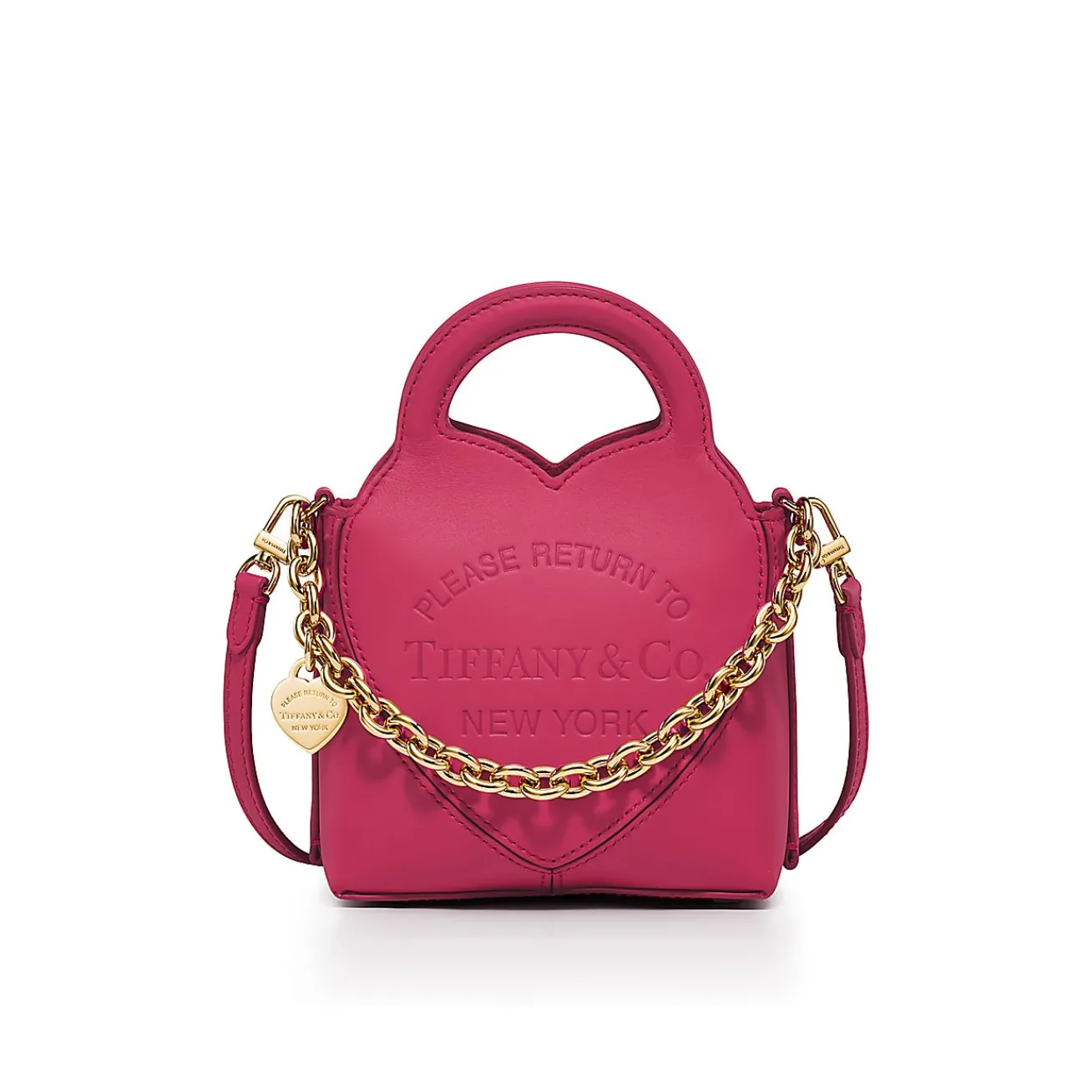 Tiffany & Co. Return to Tiffany™ Micro Tote in Cerise Leather | ^Women Online Exclusives|Women's Accessories