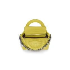 Tiffany & Co. Return to Tiffany® Micro Tote Bag in Citrine Yellow Leather | ^Women Bags|Women's Accessories