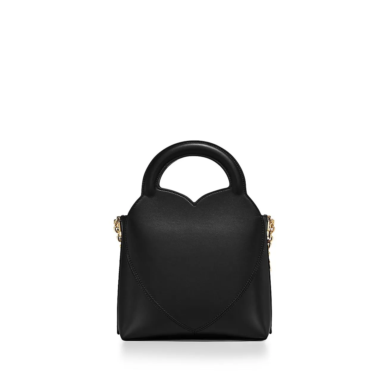 Tiffany & Co. Return to Tiffany® Mini Charm Tote Bag in Black Leather | ^Women Bags|Women's Accessories
