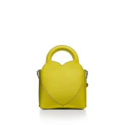 Tiffany & Co. Return to Tiffany® Mini Charm Tote in Citrine Yellow Leather | ^Women Bags|Women's Accessories