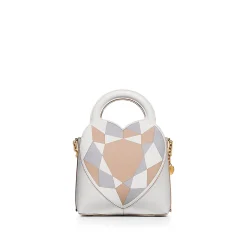 Tiffany & Co. Return to Tiffany® Mini Charm Tote Bag in Neutral Intarsia Leather | ^Women Bags|Women's Accessories