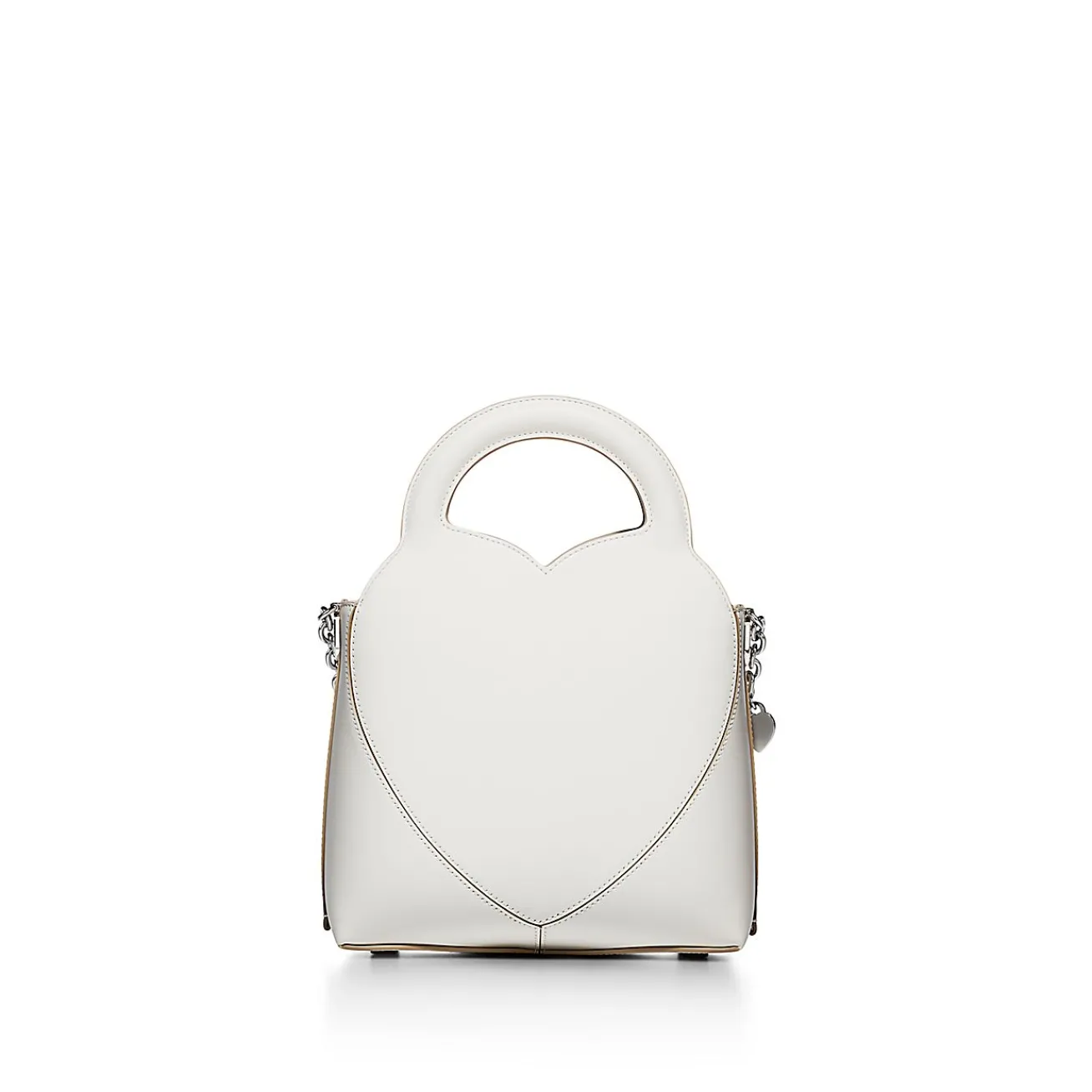 Tiffany & Co. Return to Tiffany® Mini Charm Tote Bag in White Leather | ^Women Bags|Women's Accessories