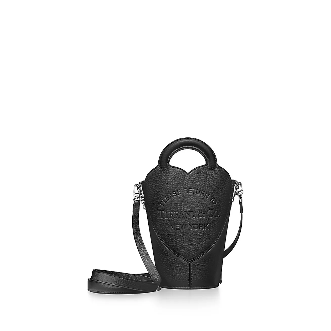 Tiffany & Co. Return to Tiffany® Mini Crossbody Bag in Black Leather | ^Women Bags|Women's Accessories