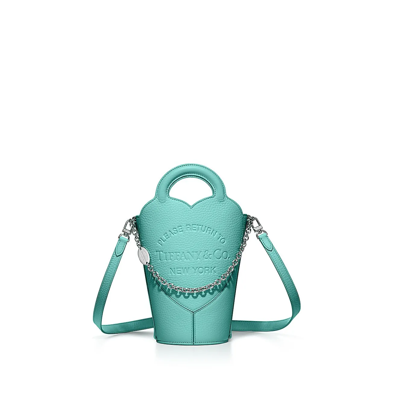 Tiffany & Co. Return to Tiffany® Mini Crossbody Bag in Tiffany Blue® Leather | ^Women Bags|Women's Accessories