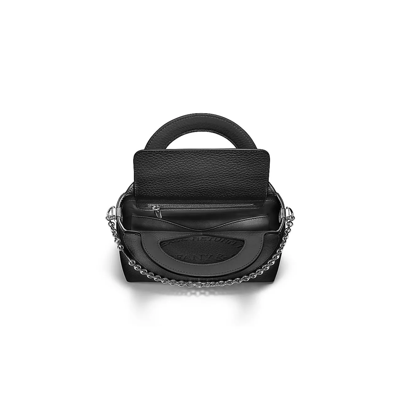 Tiffany & Co. Return to Tiffany® Mini Tote Bag in Black Leather | ^Women Bags|Women's Accessories