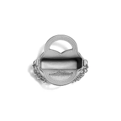 Tiffany & Co. Return to Tiffany® Nano Bag in Silver-colored Leather | ^Women Small Leather Goods|Women's Accessories