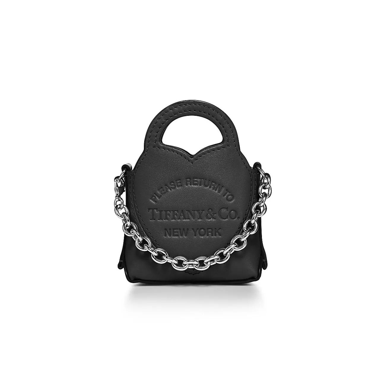 Tiffany & Co. Return to Tiffany® Nano Bag in Black Leather | ^Women Small Leather Goods|Women's Accessories