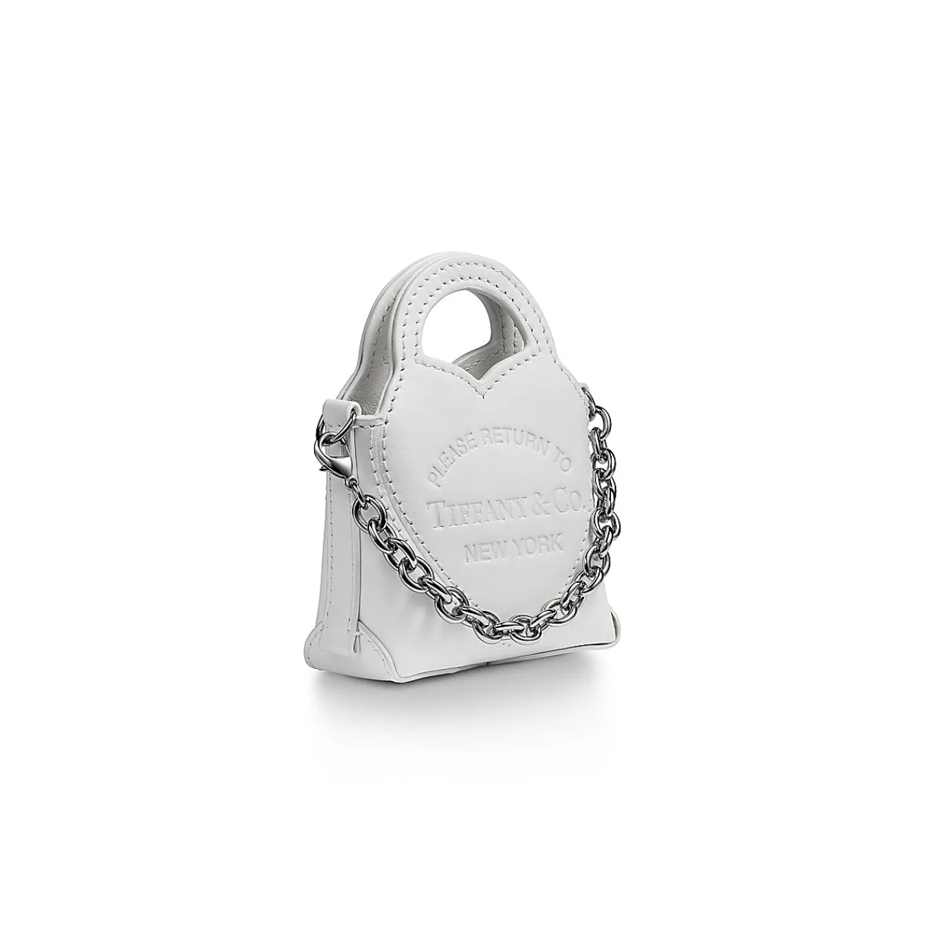 Tiffany & Co. Return to Tiffany® Nano Bag in White Leather | ^Women Small Leather Goods|Women's Accessories