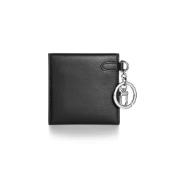 Tiffany & Co. Return to Tiffany® Pouch Bag Charm in Black Leather | ^Women Business Gifts|Small Leather Goods