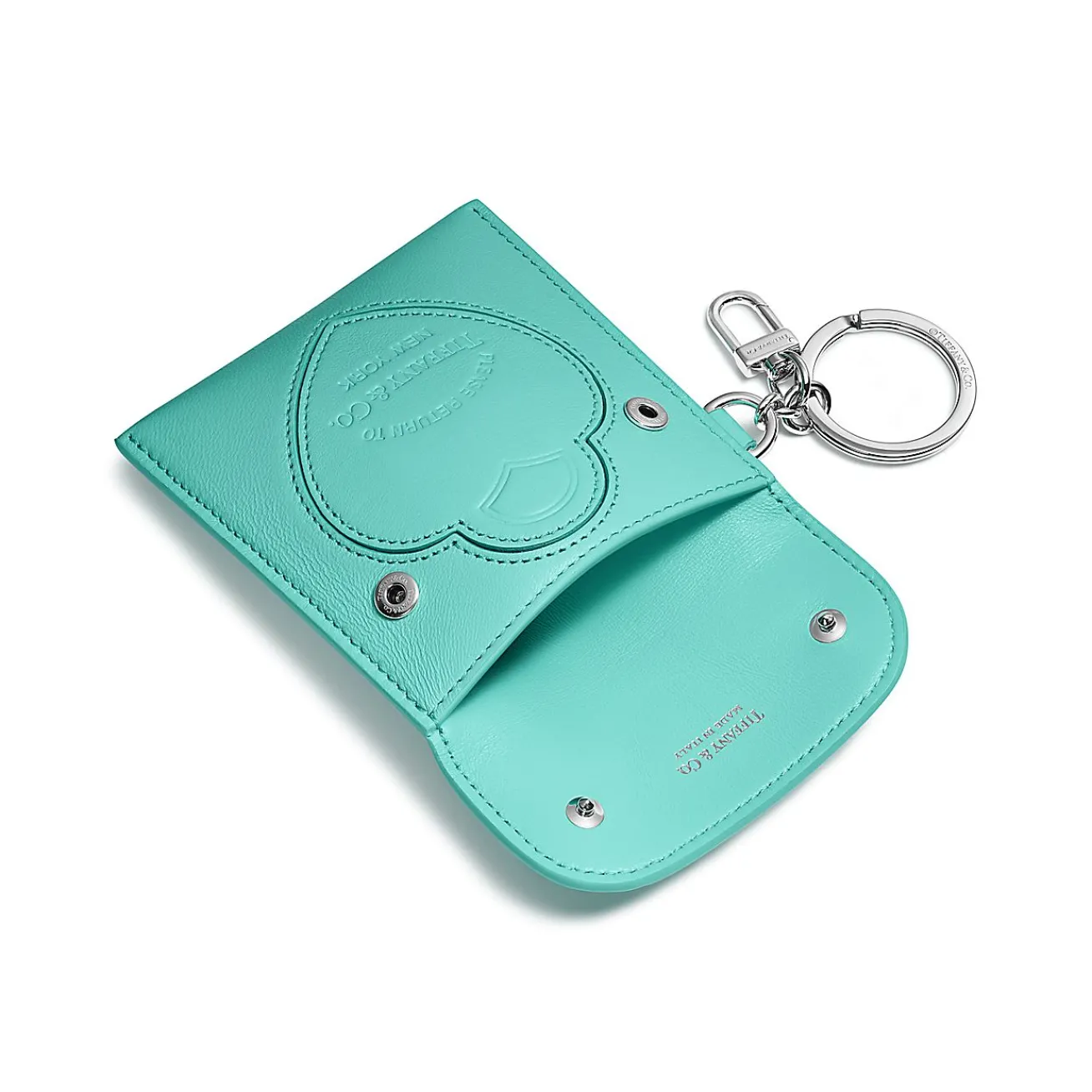 Tiffany & Co. Return to Tiffany® Pouch Bag Charm in Tiffany Blue® Leather | ^Women Business Gifts|Small Leather Goods