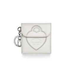 Tiffany & Co. Return to Tiffany® Pouch Bag Charm in Ivory Leather | ^Women Business Gifts|Small Leather Goods