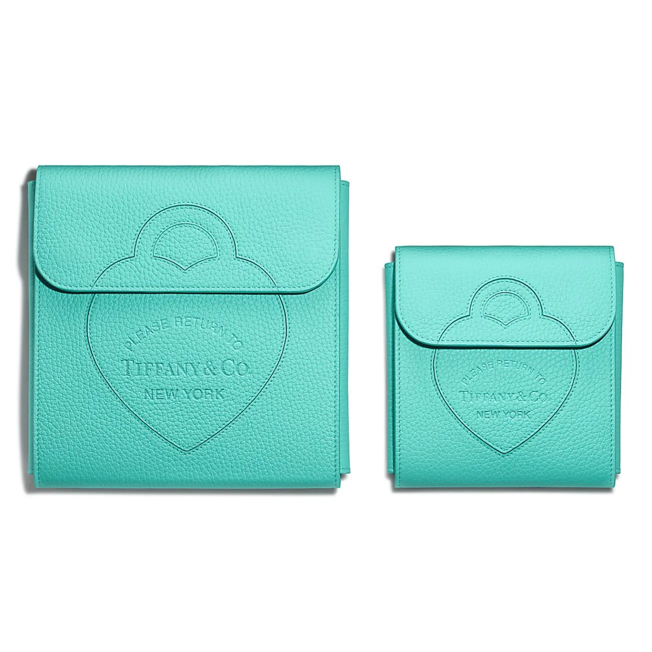 Tiffany & Co. Return to Tiffany® Pouch in Tiffany Blue® Leather, Small | ^Women Tiffany Blue® Gifts|Small Leather Goods