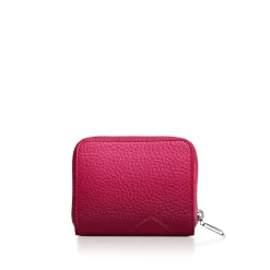 Tiffany & Co. Return to Tiffany® Small Zip Wallet in Infinity Ruby Leather | ^Women Small Leather Goods|Women's Accessories