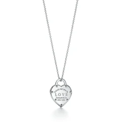 Tiffany & Co. Return to Tiffany® Sterling Silver Love Heart Pendant | | ^ Necklaces & Pendants|Sterling Silver Jewelry