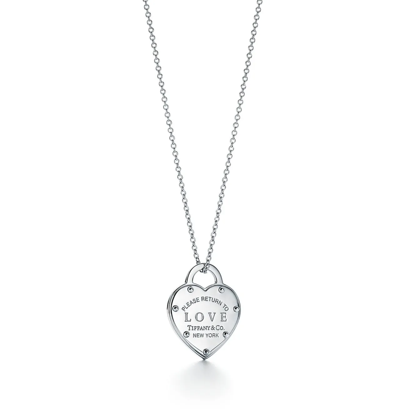 Tiffany & Co. Return to Tiffany® Sterling Silver Love Heart Pendant | | ^ Necklaces & Pendants|Sterling Silver Jewelry