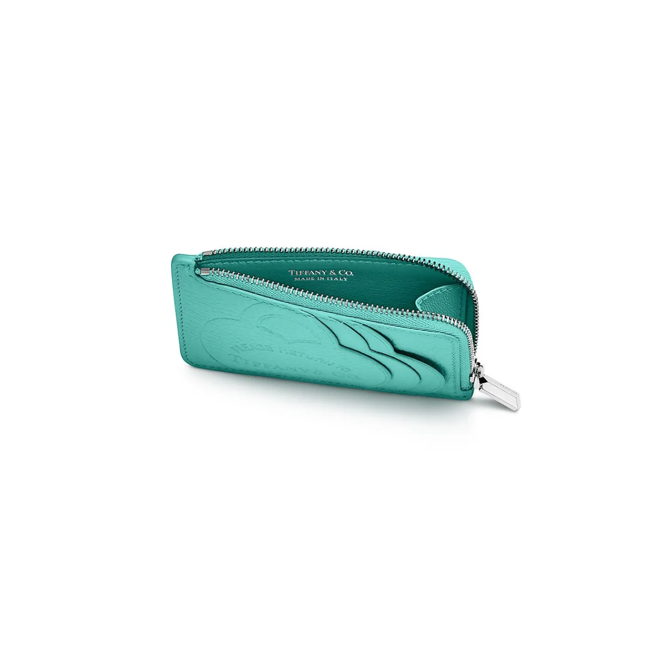 Tiffany & Co. Return to Tiffany® Zip Card Case in Tiffany Blue® Leather | ^Women Gifts $1,500 & Under|Tiffany Blue® Gifts