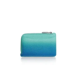 Tiffany & Co. Return to Tiffany® Zip Card Case in Infinity Blue Leather | ^Women Tiffany Blue® Gifts|Small Leather Goods
